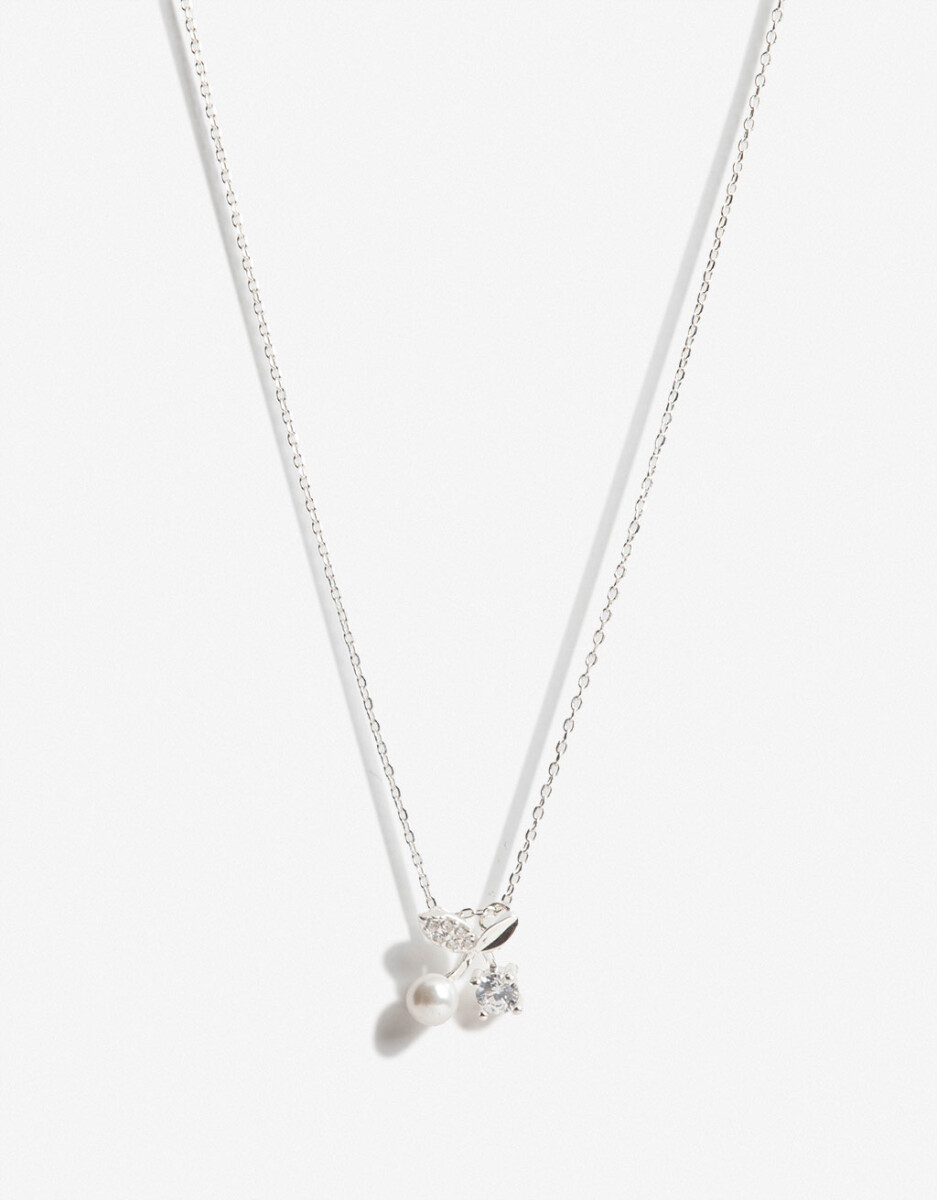 Cadena Con Dije De Perla Plata 925 