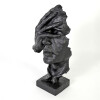 FIGURA CERAMICA NEGRO 14X32CM Unica