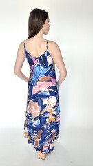 Vestido Zayra Estampado Azul