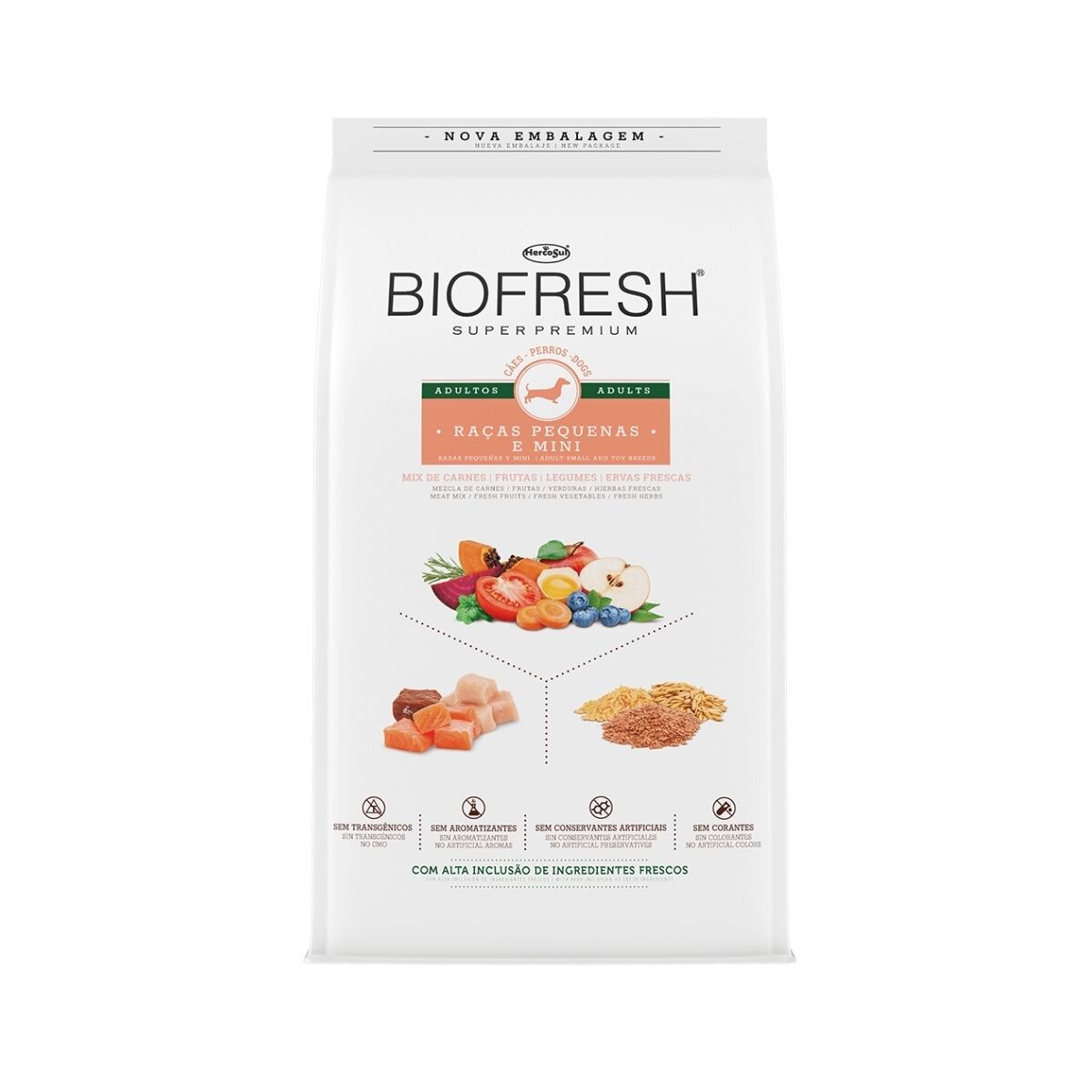 BIOFRESH PERROS ADULTOS RAZAS PEQUEÑAS Y MINI - 3 KG 