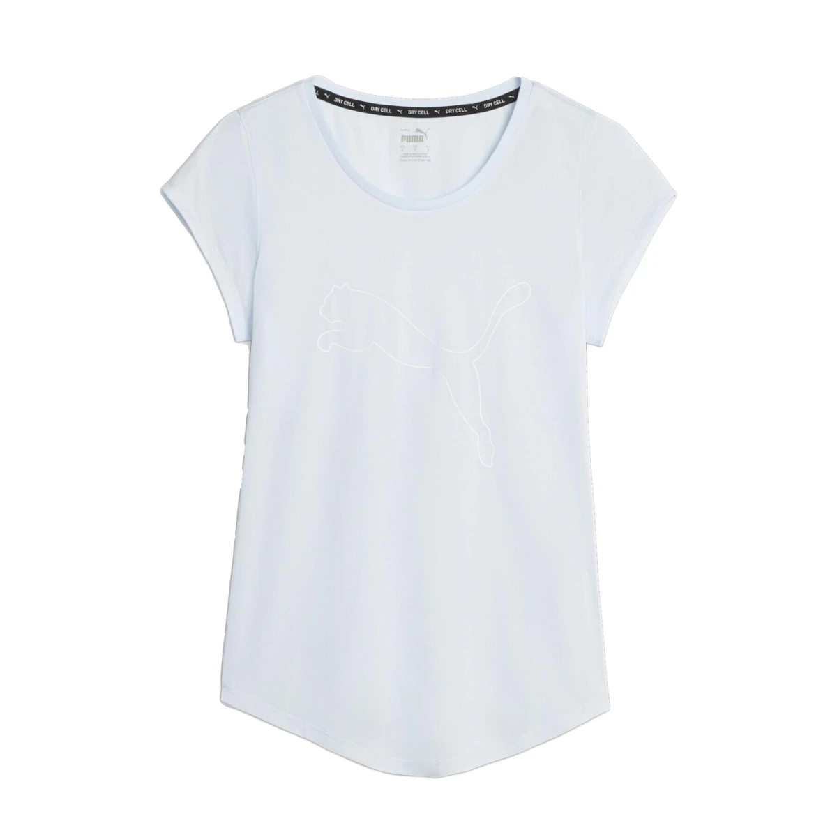 Remera de Mujer Puma Performance Heather Cat - Celeste 