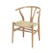 Silla Wishbone - Madera de Haya y Ratán natural Natural