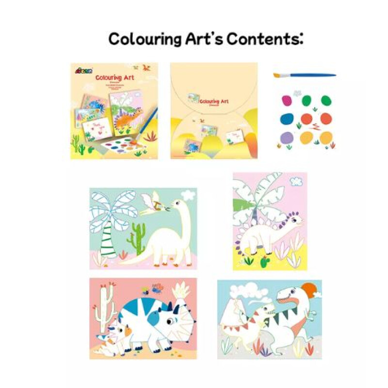 Kit Craft 4 en 1 Dinosaurios Kit Craft 4 En 1 Dinosaurios