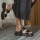 SANDALIAS CUERO DARIA NEGRO