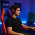 Silla Gamer Ergonómica Reclinable Con Apoya Brazos ROJO