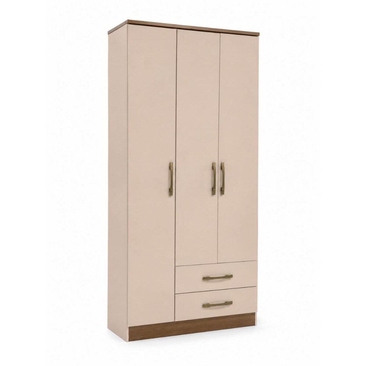 Ropero Moscú 3 Puertas 2 Cajones Blush 