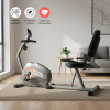 Bicicleta Ergométrica Horizontal Athletic 230BH Plateado