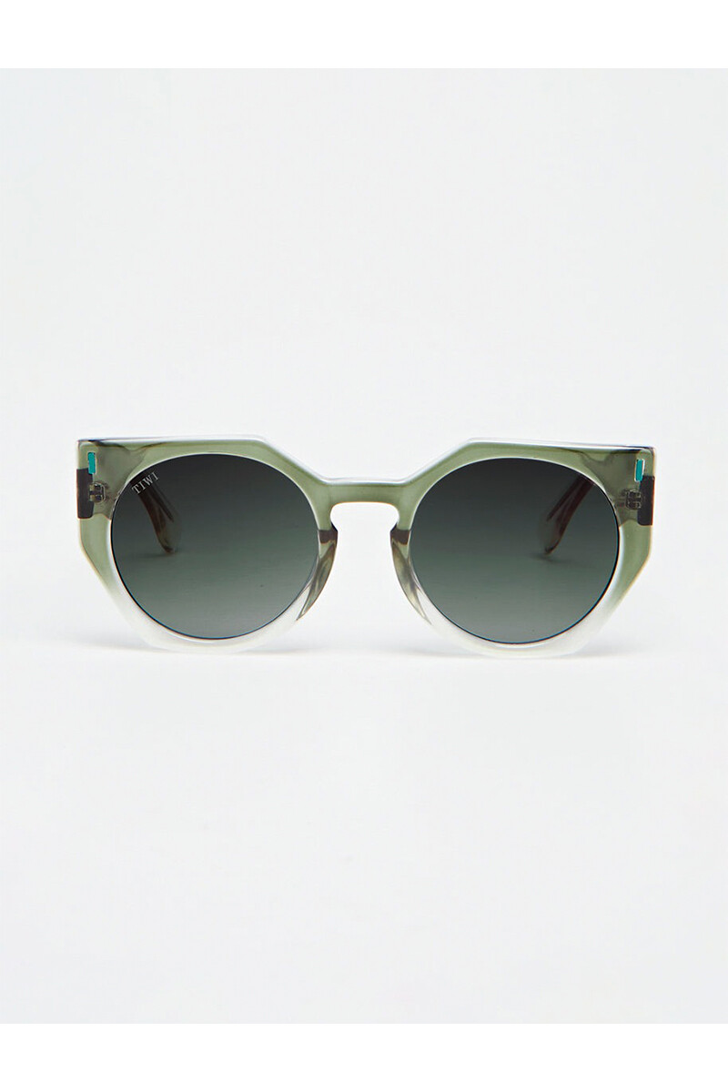 Lentes Tiwi Venus Bicolor Shiny Gradient Green With Green Gradient Lenses