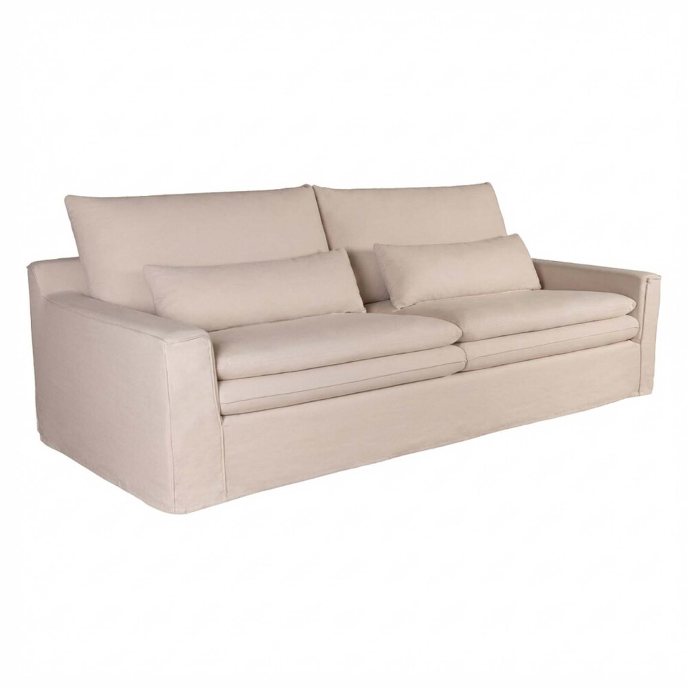 SOFÁ 4 CUERPOS TELA NATURAL-BEIGE POSITANO BEIGE