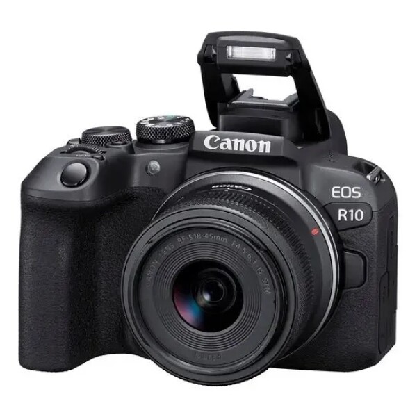 Camara Canon Mirrorless Eos R10 Rf-s + Lente 18-45mm CAMARA CANON EOS R10 RF-S 18-45MM