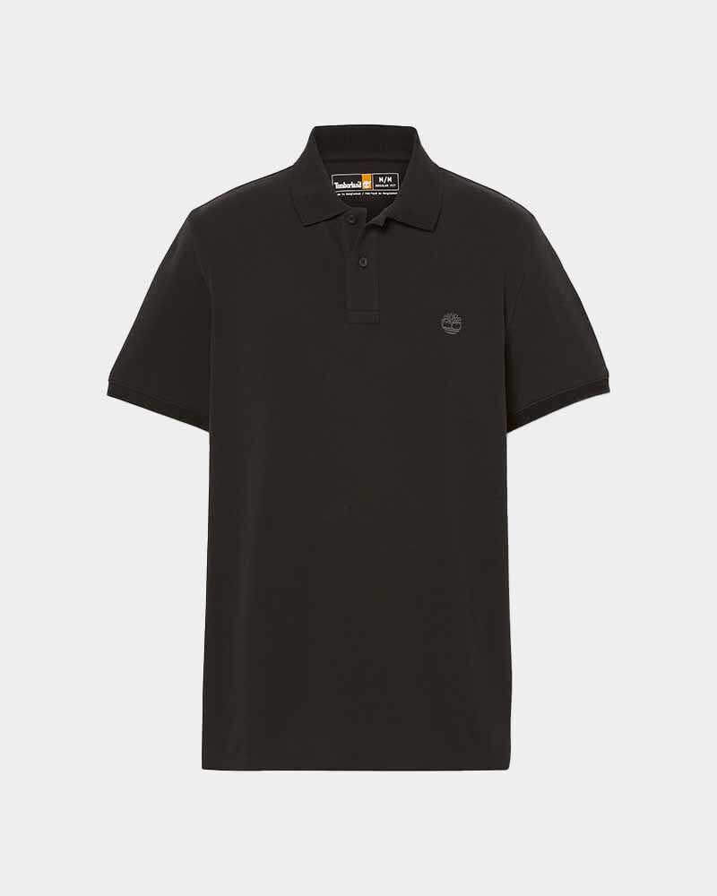 Polo Oyster River Manga Corta Regular Fit Hombre Black-pavement