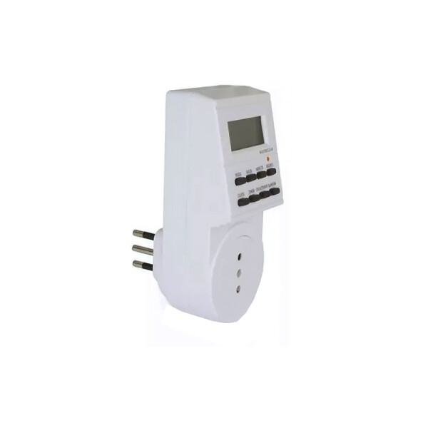 Int. horario enchufable digital 2P+T 10A - Carfil ELE02243