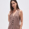 Chaleco Arum Taupe / Mink / Vison