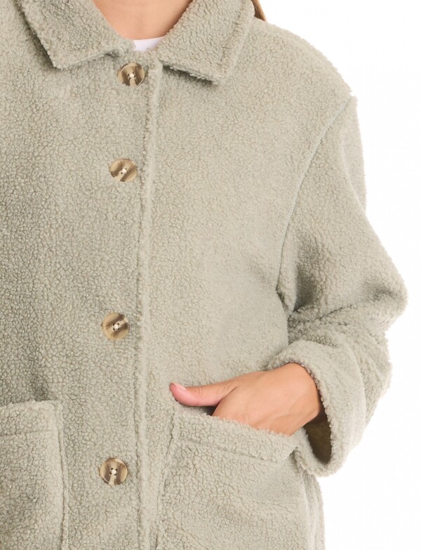 Sobrecamisa Sherpa VERDE CLARO