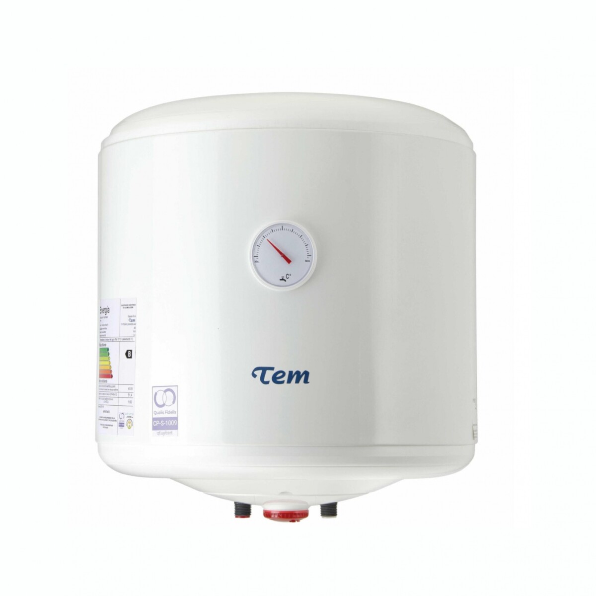 Termotanque TEM T1VTQ30CL3005 Capacidad 30Lts 