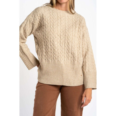 Sweater Lana Beige Melange
