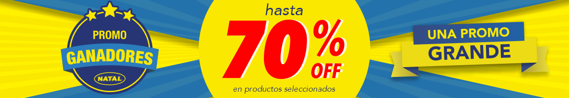 UNA PROMO MUY GRANDE HASTA 70% OFF