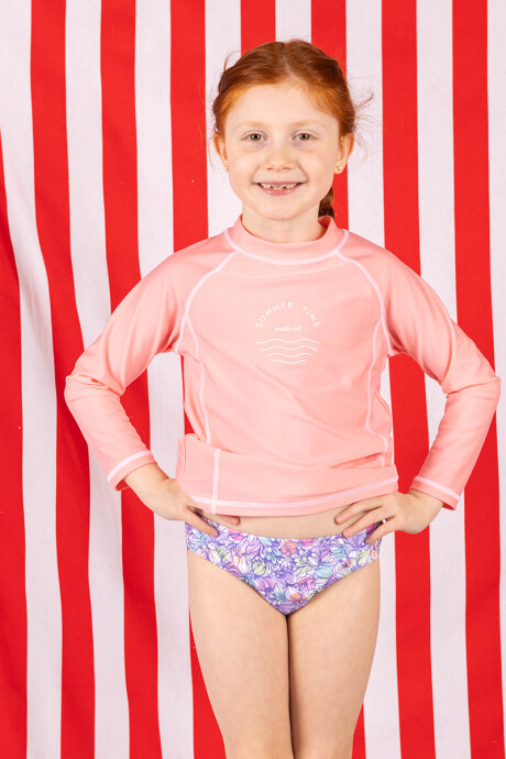 Remera UV Lisa Coral