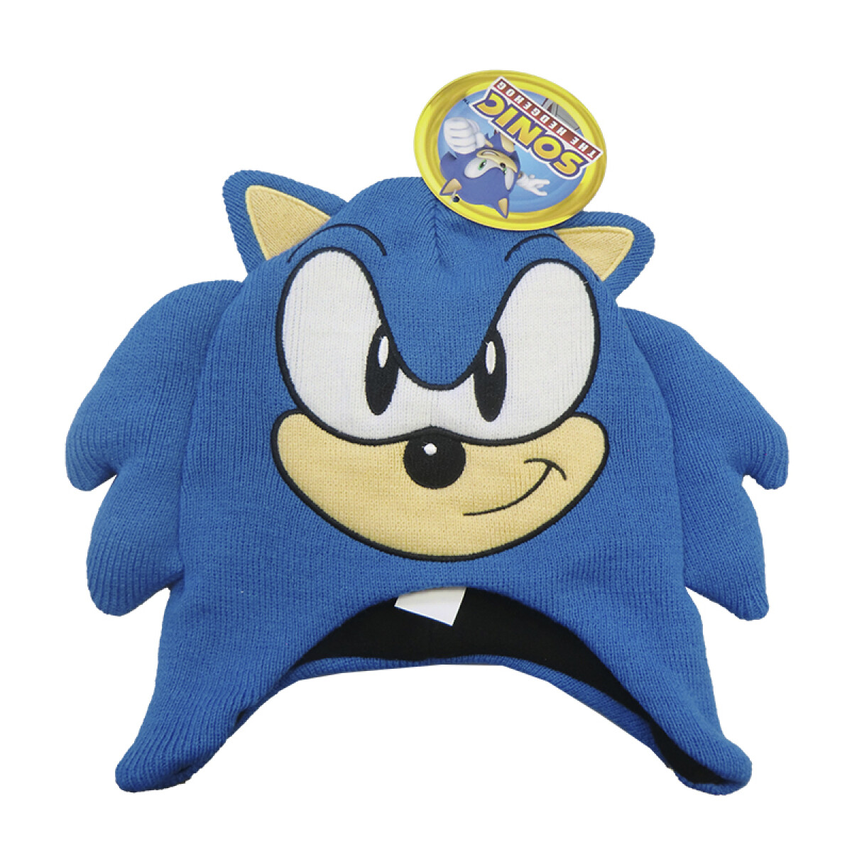 Gorro de Lana Infantil Sonic con Forma Oficial 