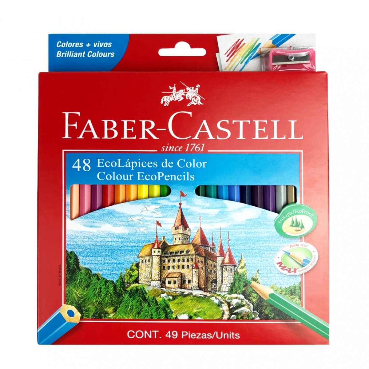 Lápices de Colores Hexagonal Faber-Castell x48 