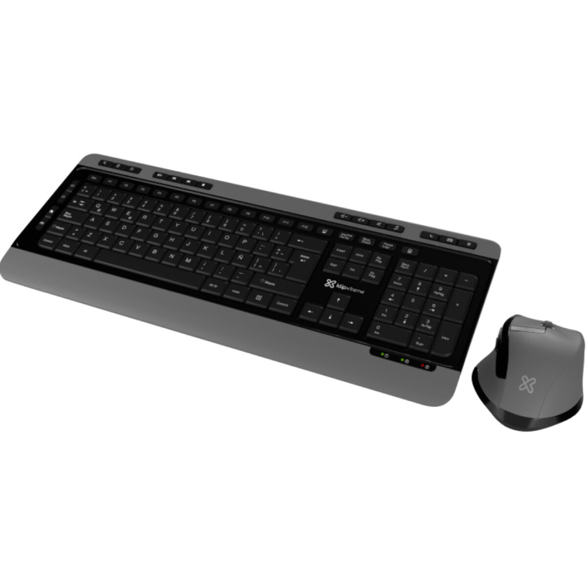 Combo Teclado y Mouse Klipxtreme Magnifik Inalambrico - Inalambrico 6 Botones 