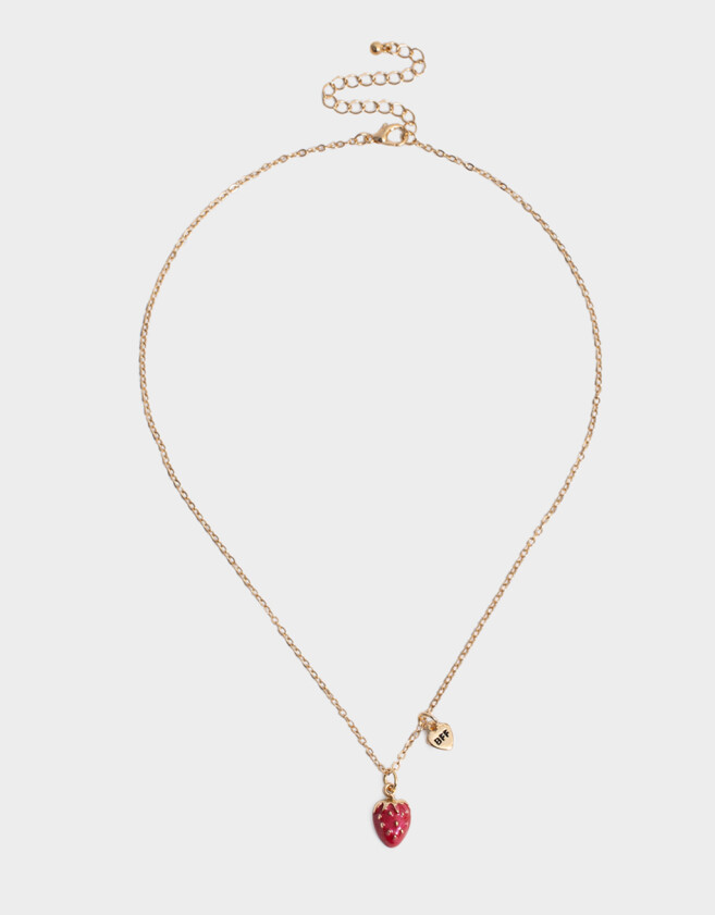 Collares Infantiles Con frutas Dorado