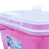 Contenedor Hermético Alimento Racion Mascotas Perro 4.3 Lt Variante Color Rosa