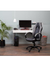 Silla gaming AGGESTRUP polipiel gris/negro Silla gaming AGGESTRUP polipiel gris/negro