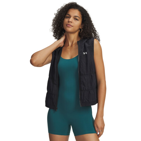 UA Rival Woven Ruched Vest-BLK BLK-001