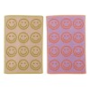 Toalla de Manos Set x2 un. 100% algodón orgánico 76x51cm Happy Lilac Ochre