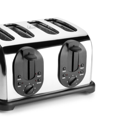 Tostadora de 4 Ranuras de Acero Inoxidable Tostadora de 4 Ranuras de Acero Inoxidable