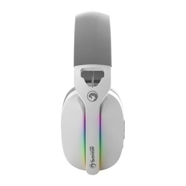 Vincha Gamer Marvo Hg9086w-bk Inalábrica 7.1 Rgb BLANCO