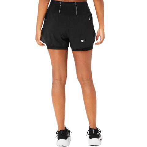 Road 2-N-1 3.5In Short - Mujer Performance Black/performance Black