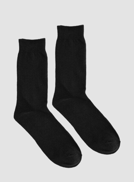 Medias de algodón de morley Negro