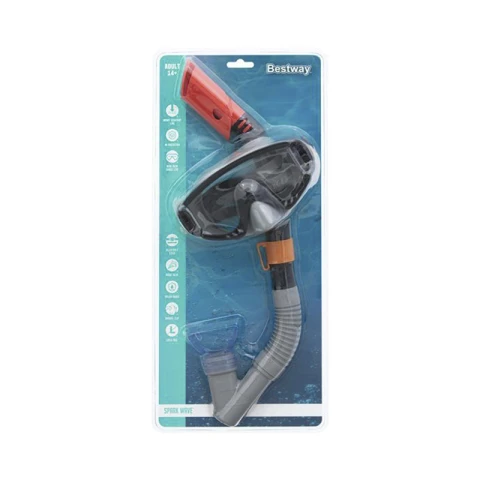 Set de Snokel Essential Bestway Protección UV Colores Surtidos Más 14 Años