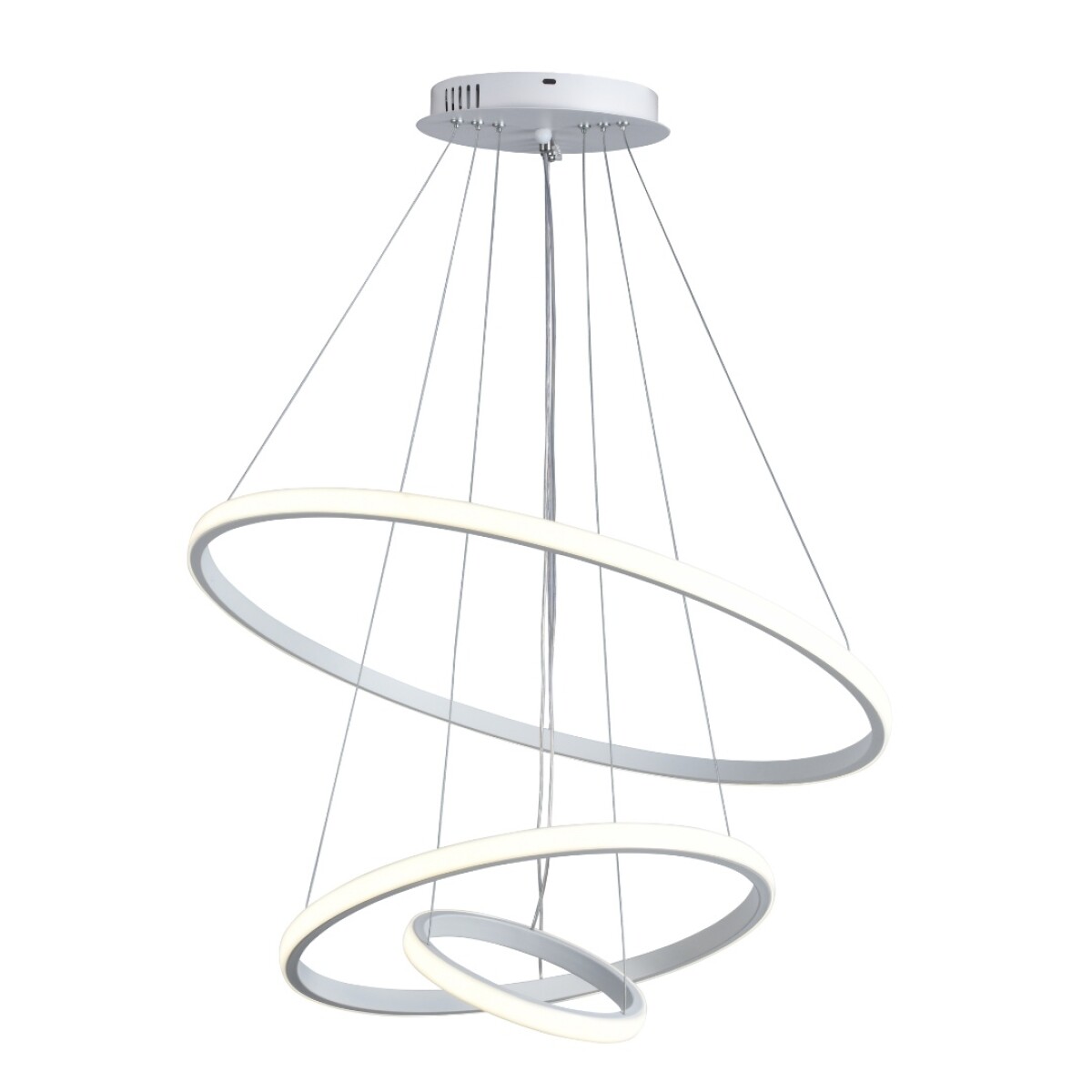 COLGANTE LED 38W ANILLOS 3000K BLANCO 20+40+60CM 