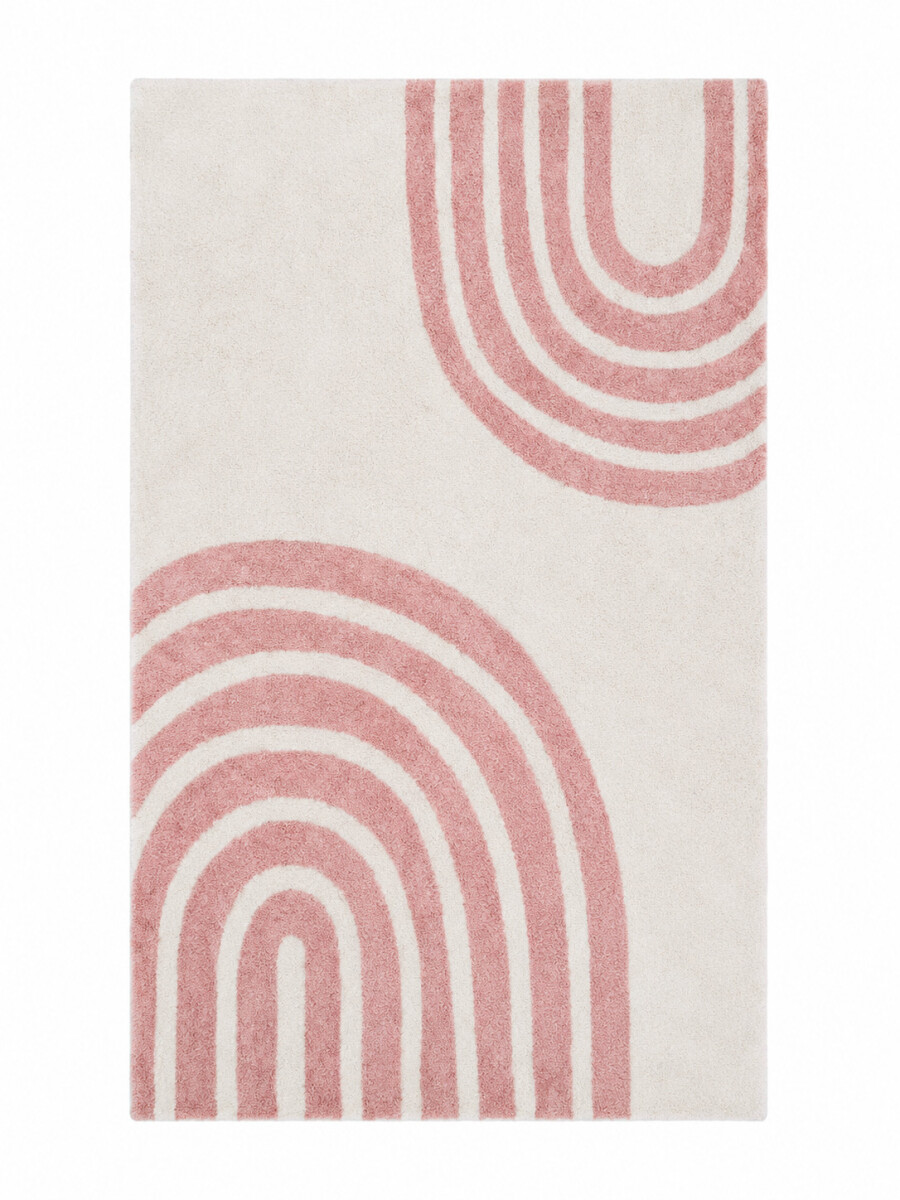 ALFOMBRA DECORATIVA ARCOIRIS - BLANCO 