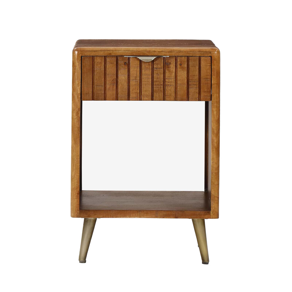 MESA DE LUZ MADERA MARRON RENEE 1C