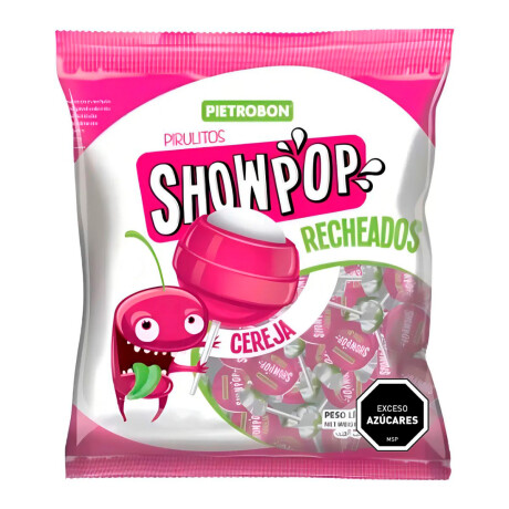 Chupetin relleno Showpop 480g/24 unidades Cereza Chupetin relleno Showpop 480g/24 unidades Cereza