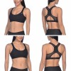 Corpiño Top Deportivo Para Mujer Arena Sports Bra Hera (D-Cup) Negro