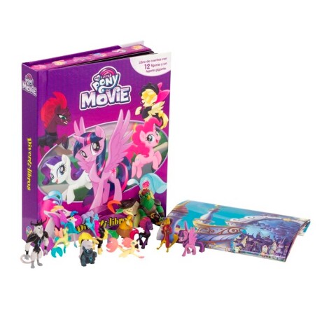 Divertilibro Little Pony Movie con 12 figuras 001