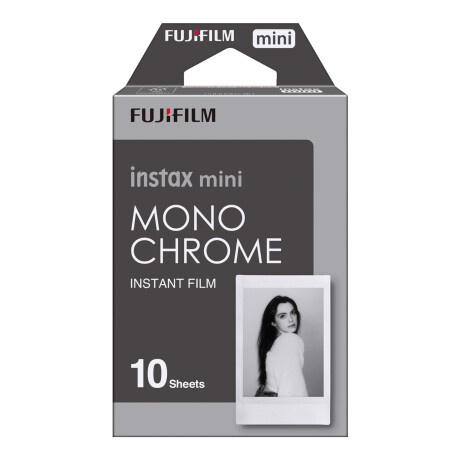 Película Fotográfica Fujifilm Instantánea Monocromática Pack 10 001