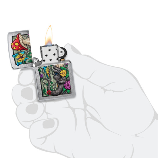 Encendedor ZIPPO 48635 C/Diseño Plata 0