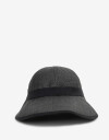 Sombreros Playa Visera Negra Con Moño Trasero - Negro