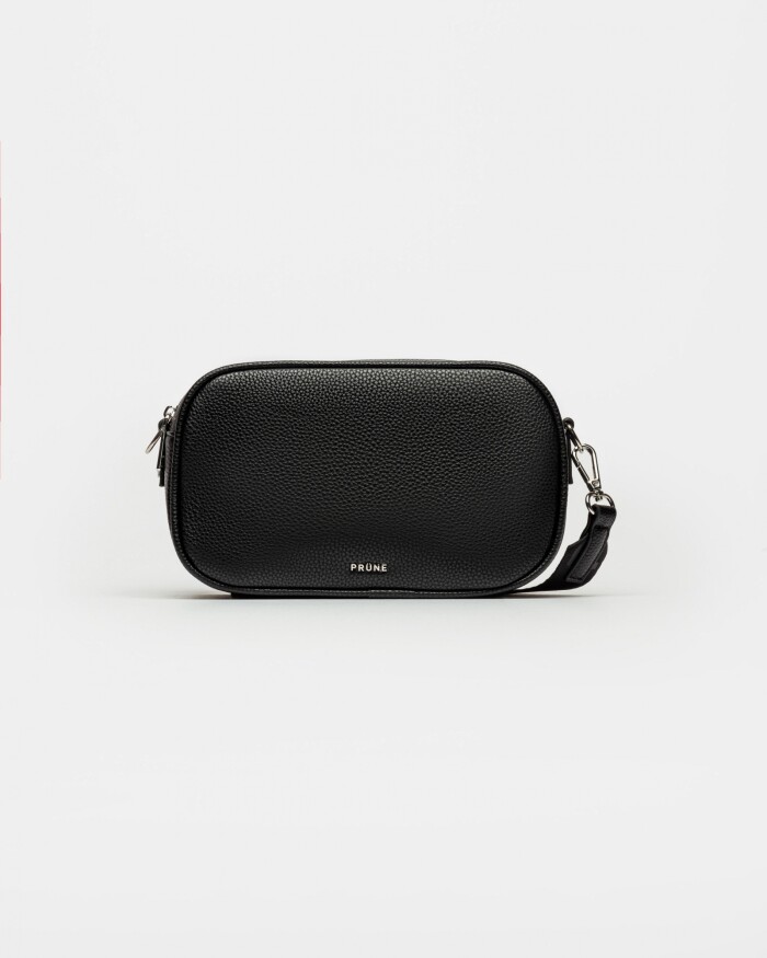 Bandolera Adisa En Efecto Cuero Negro