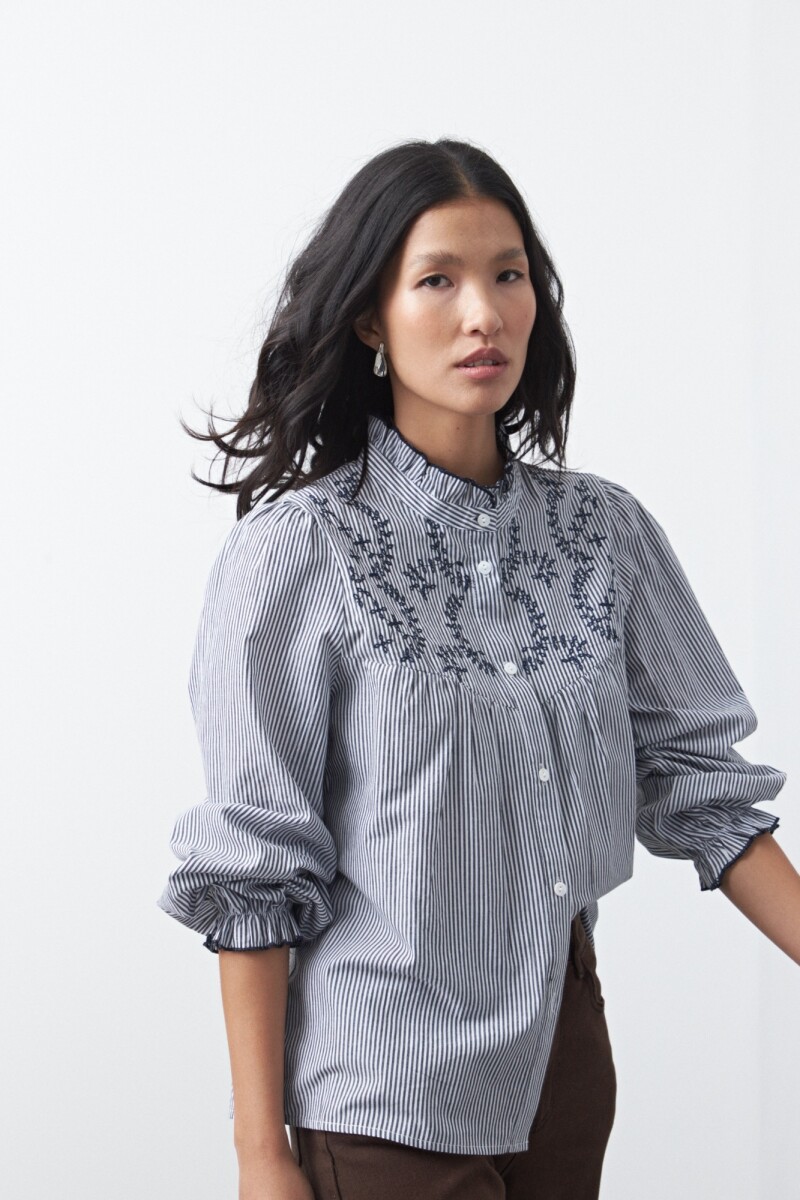 CAMISA FIRA Negro/Blanco