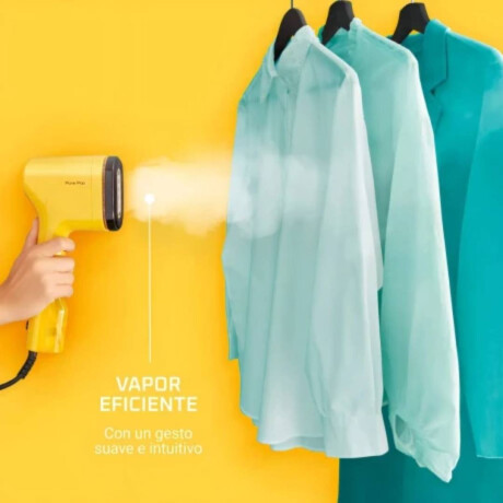 Plancha A Vapor Vertical Vaporizador Rowenta Pure Pop Color Amarillo