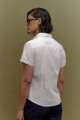 Camisa clásica manga corta blanco