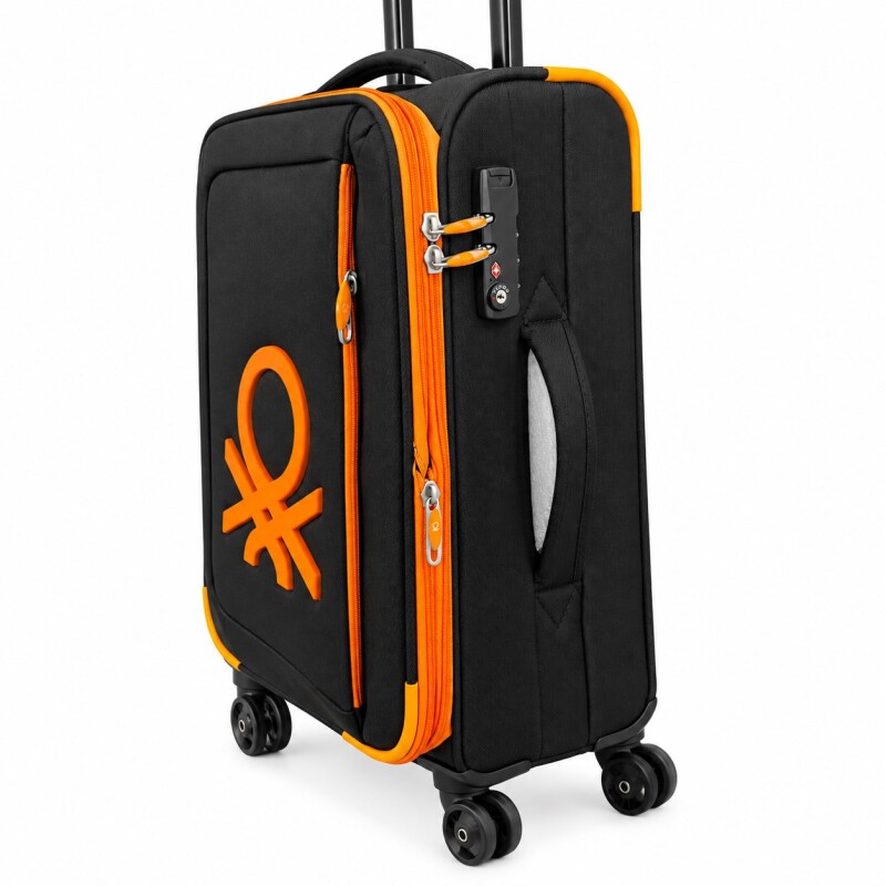 Valija Benetton Software Trolley 20" Negra ABC BEN SOFTWARE TROLLEY 20