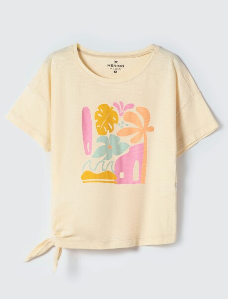 BLUSA INFANTIL ESTAMPADA AMARILLO